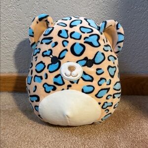 Squishmallows Blue Leopard Spot Plush